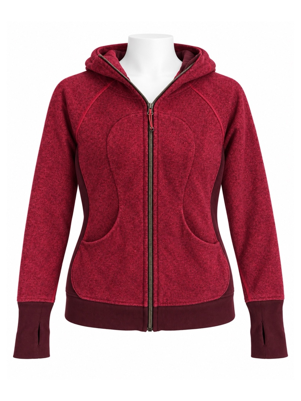 Size 6 Lululemon Women’s Scuba Hoodie III Rio Mist Boom Juice Red Grape Full Zip